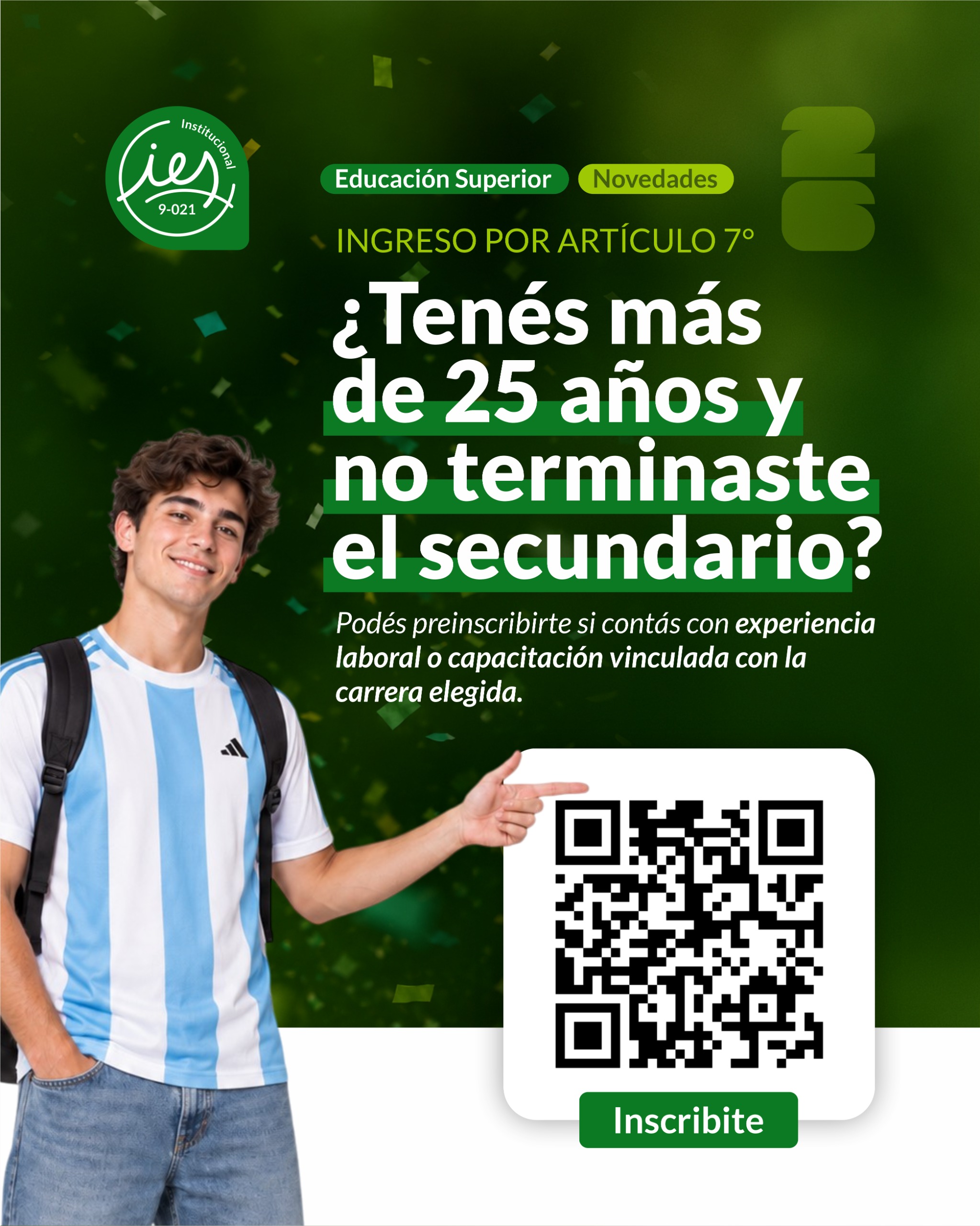 Ingreso por Artículo 7 - IES 9-021